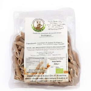 Penne Semi Integrali Di Grano Tenero Gentil Rosso Biologico &ndash; Trafilate al Bronzo